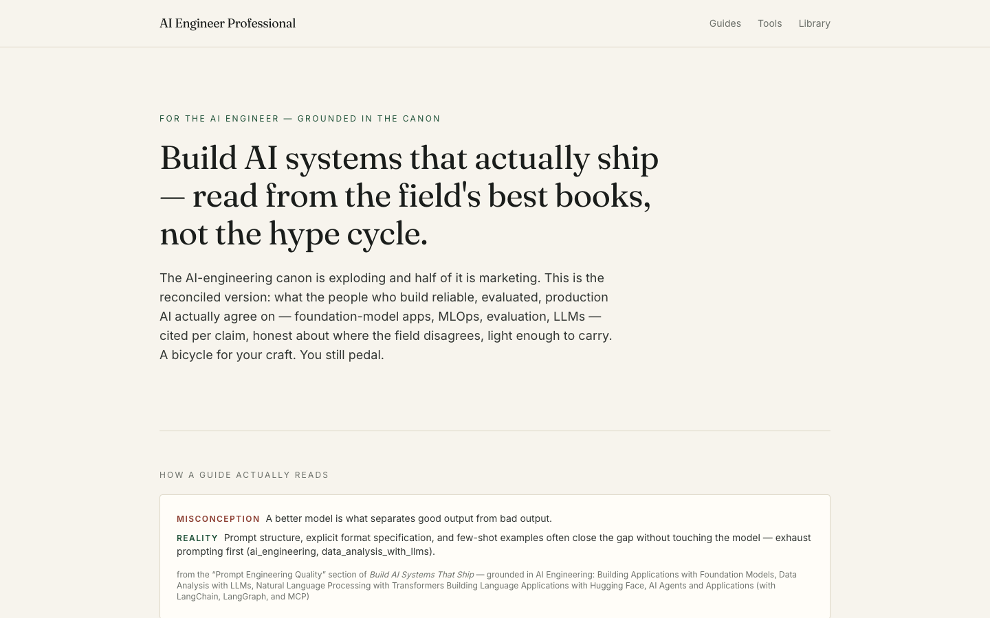 EngineerPro — three live fronts on one engine for software, AI, and data engineering.